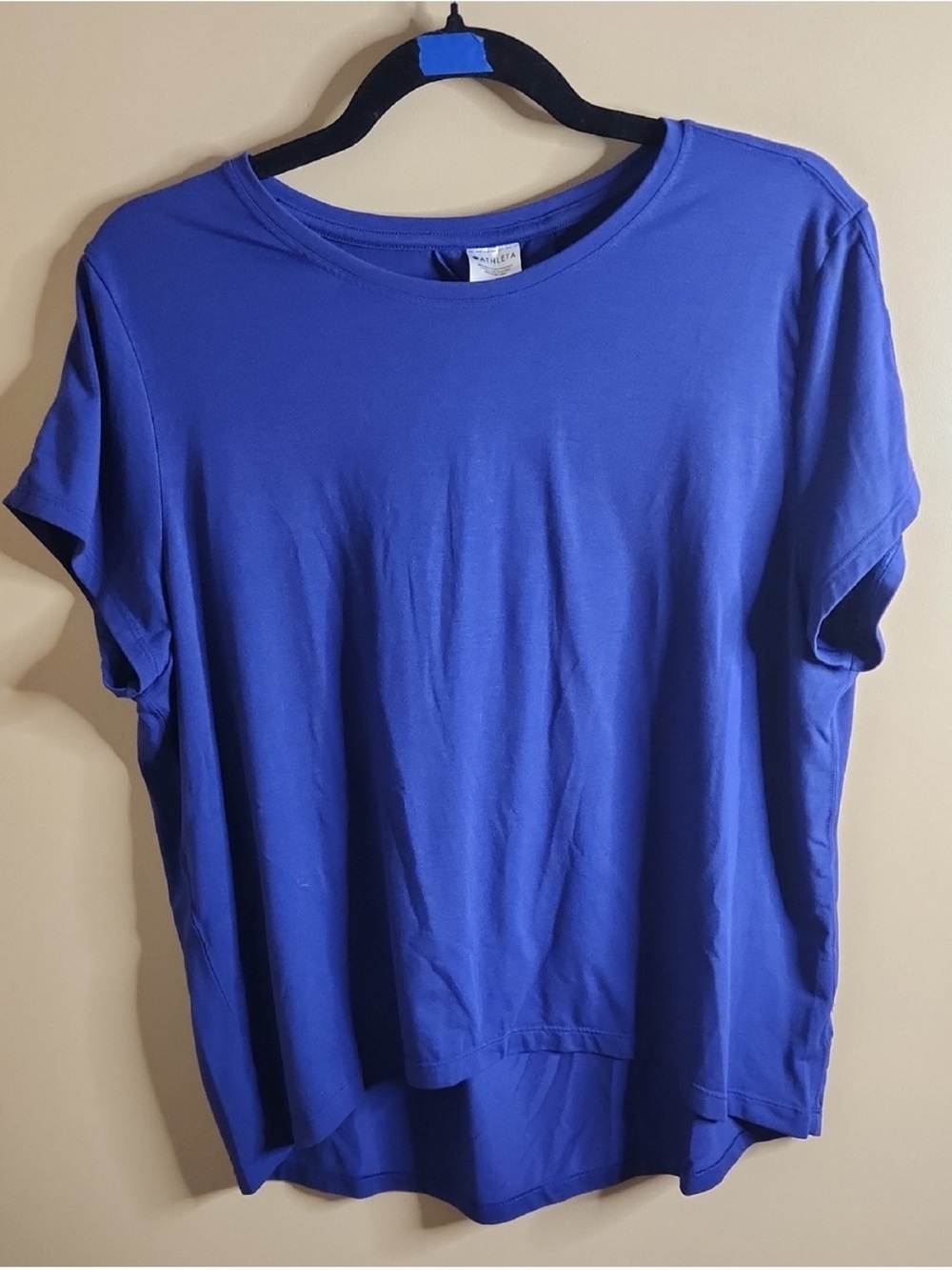 Athleta Move With Ease Tee in bright blue